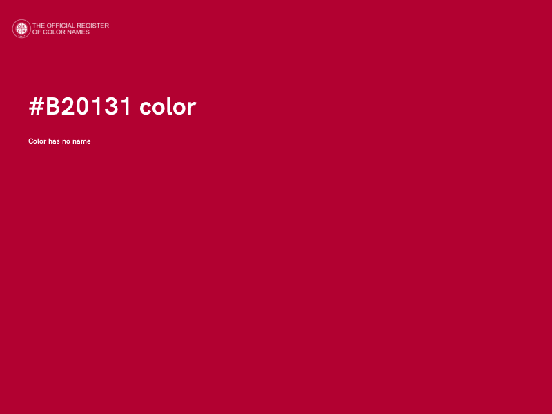 #B20131 color image