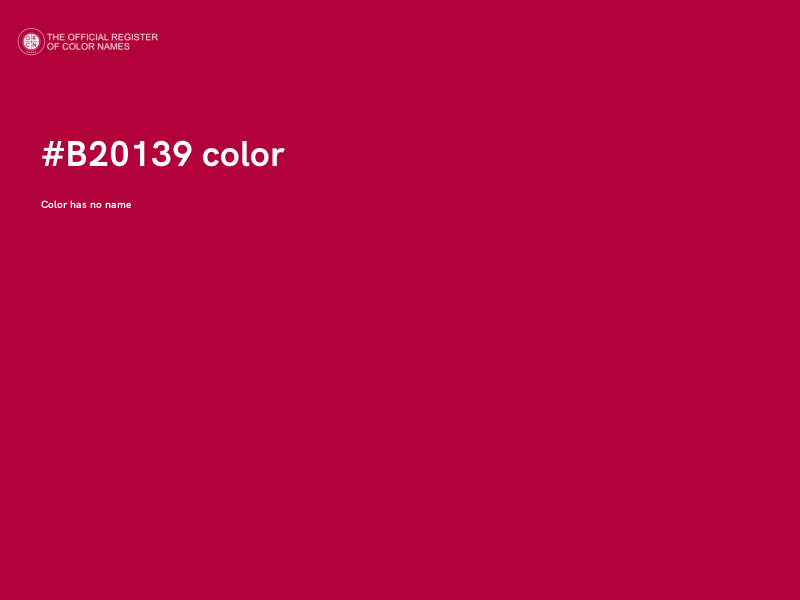 #B20139 color image