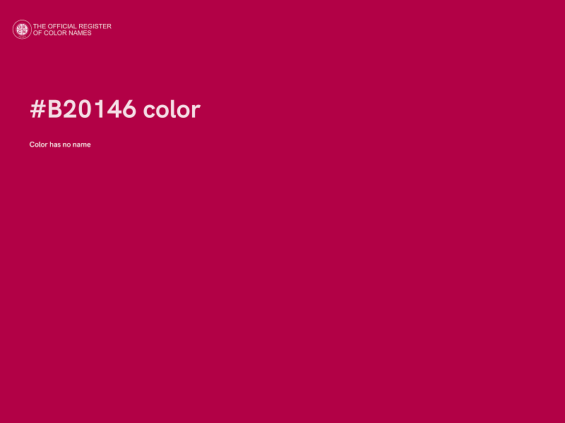 #B20146 color image