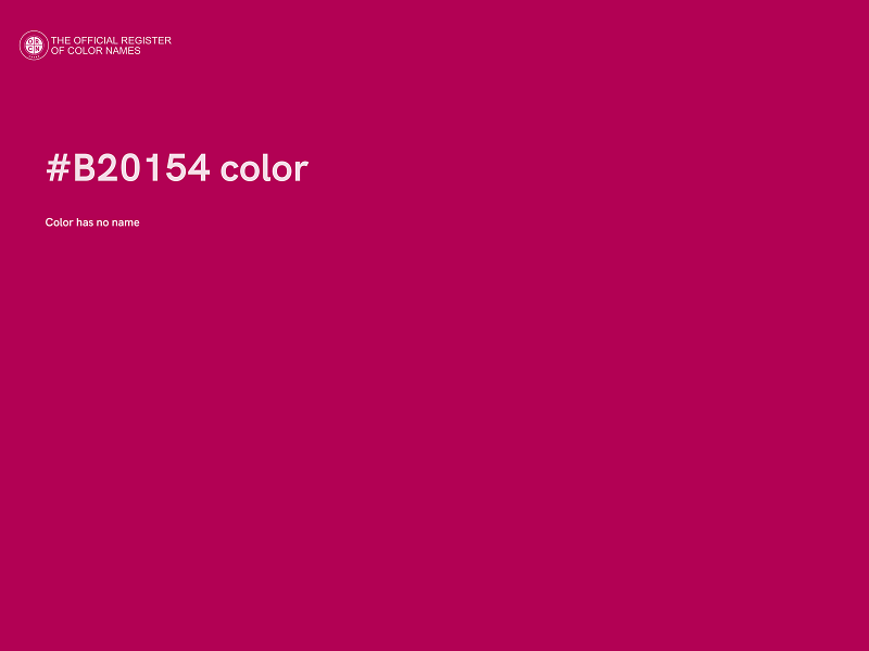 #B20154 color image