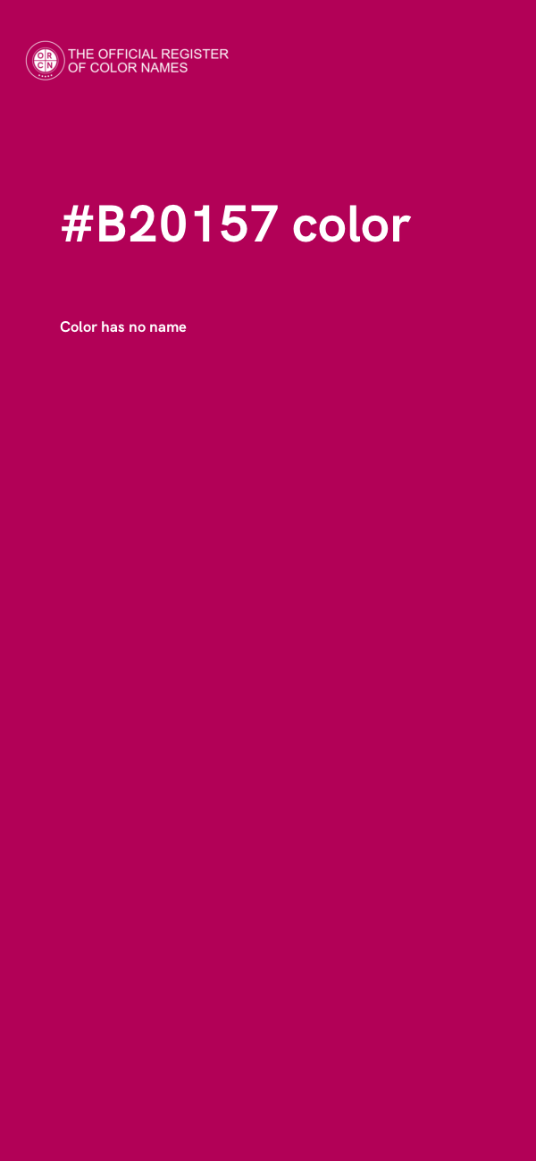 #B20157 color image