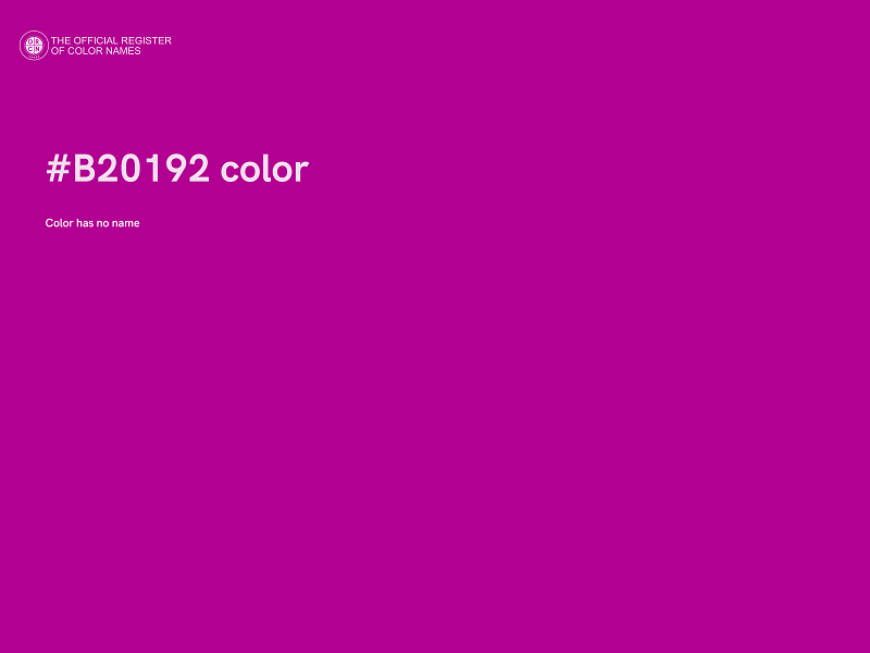 #B20192 color image