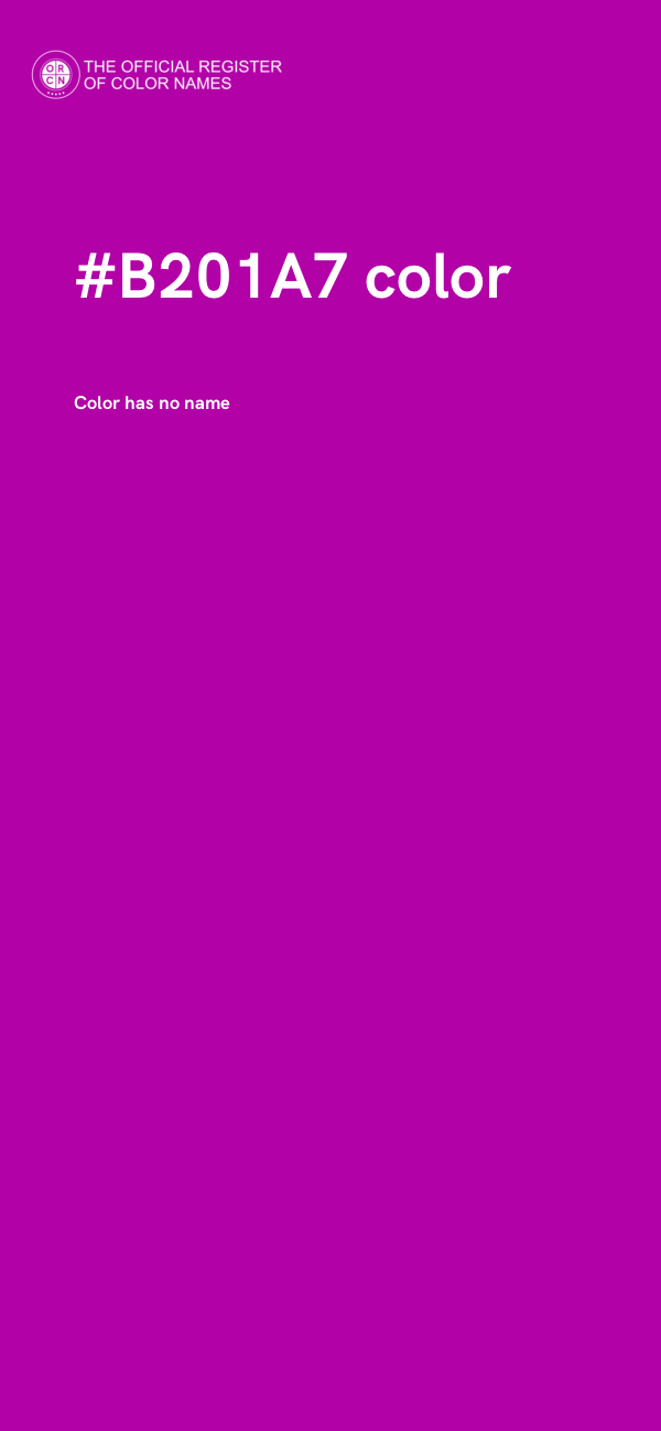 #B201A7 color image