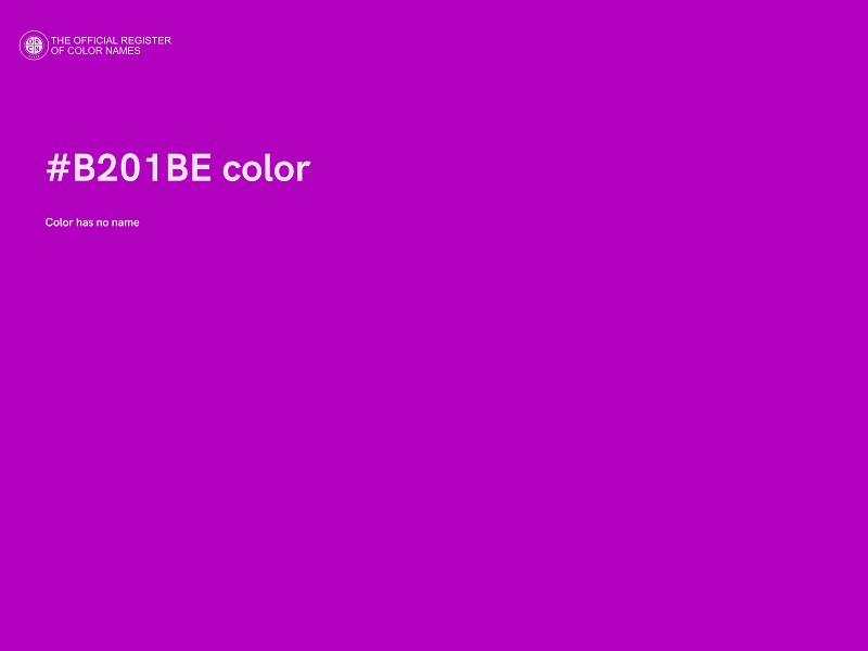 #B201BE color image