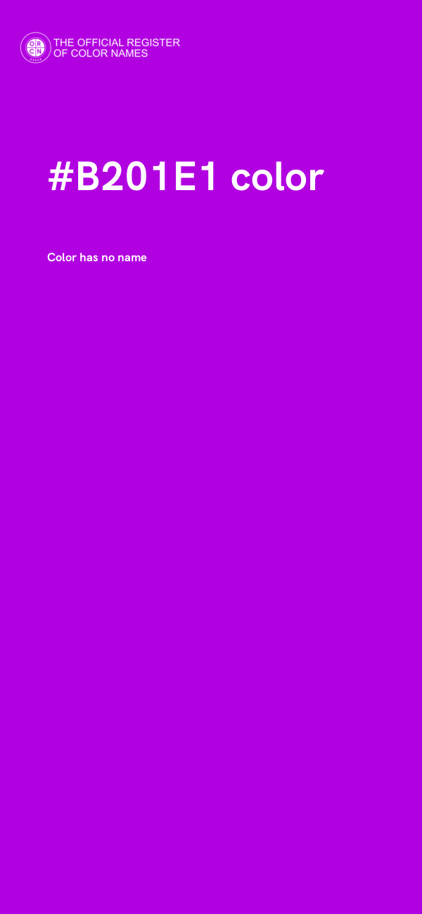 #B201E1 color image