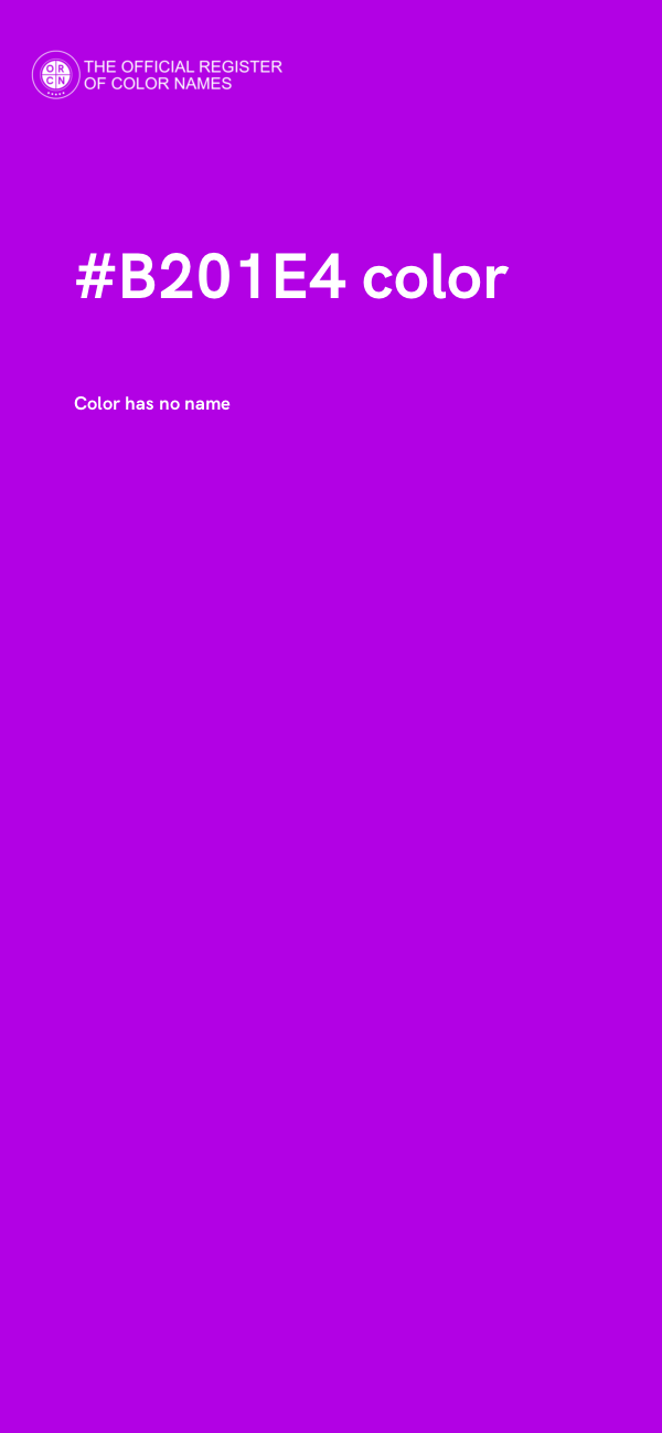 #B201E4 color image