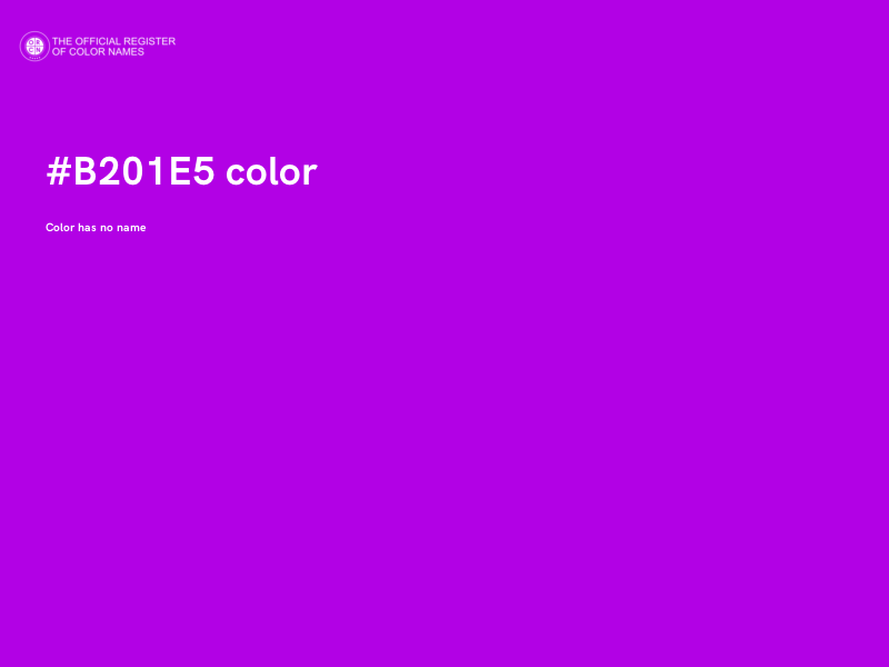 #B201E5 color image