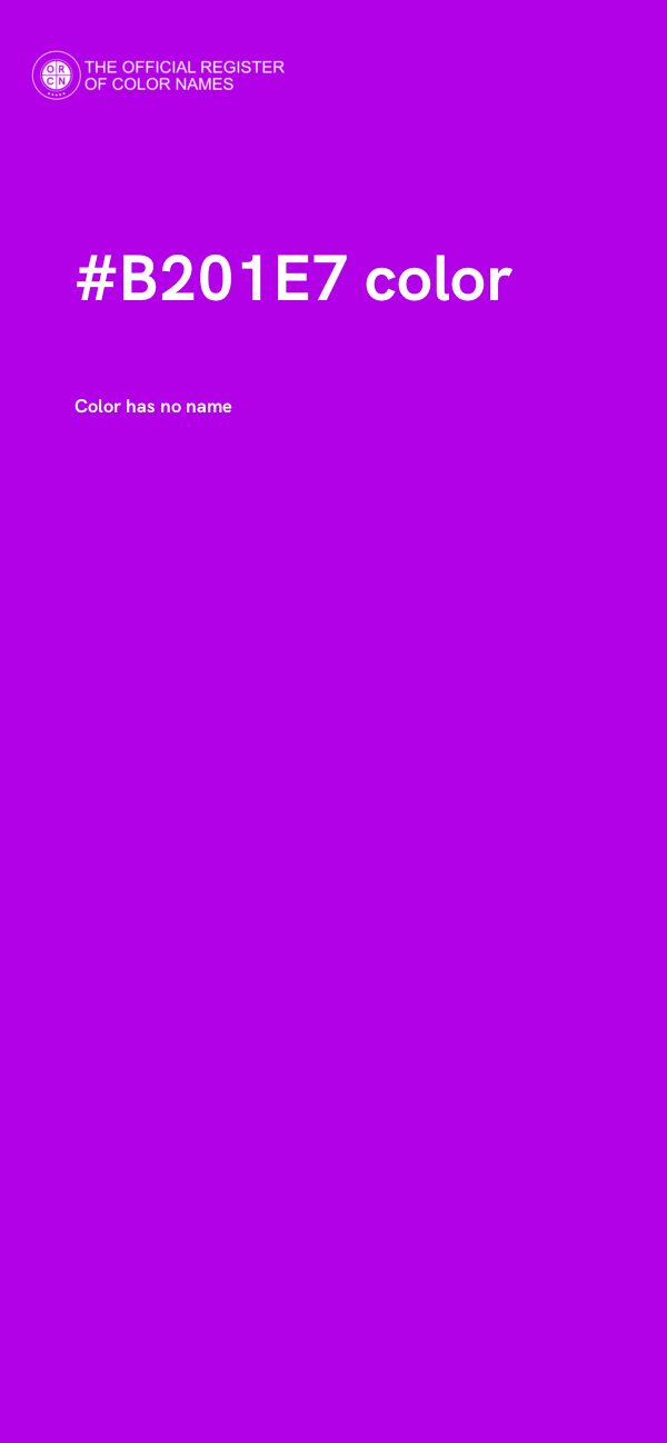 #B201E7 color image