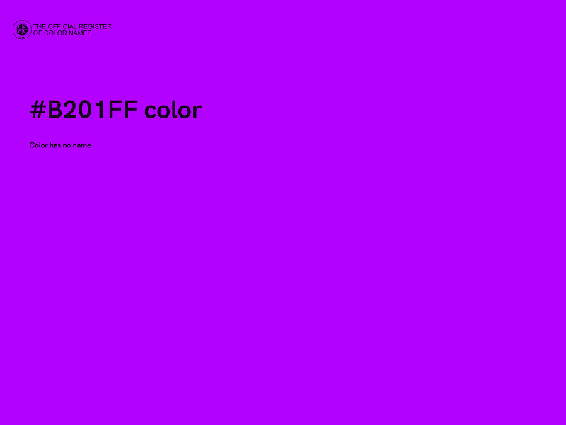 #B201FF color image