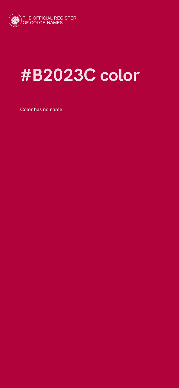 #B2023C color image