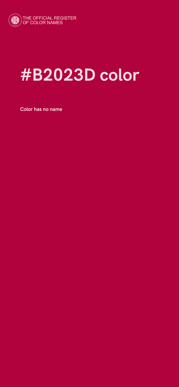 #B2023D color image