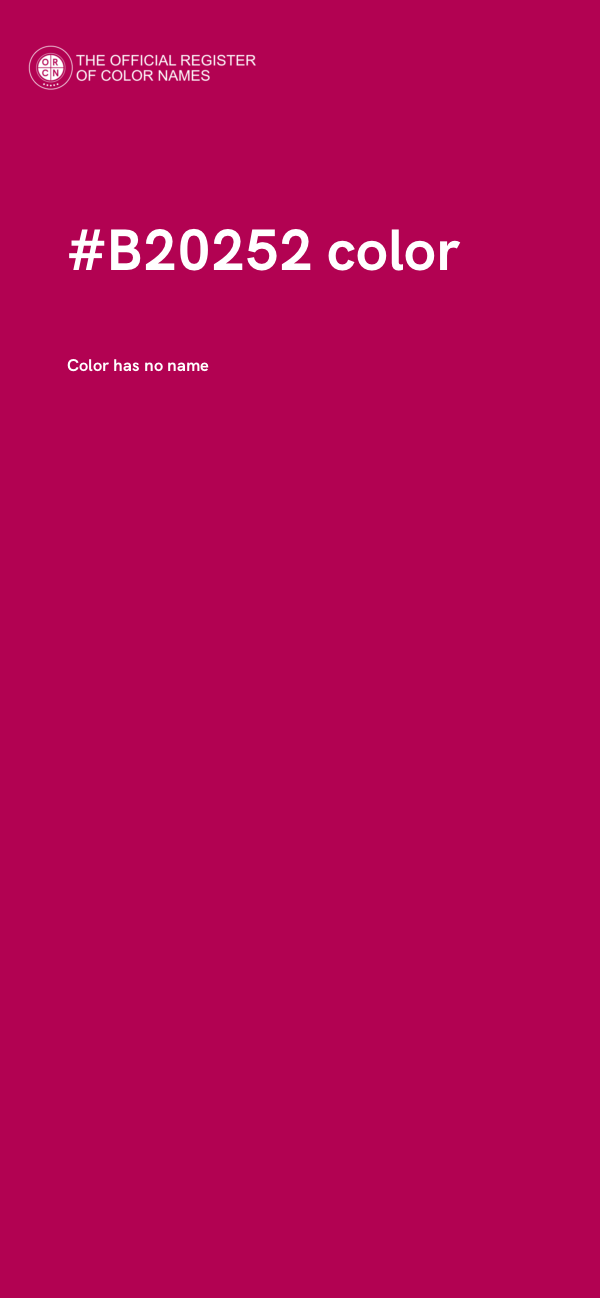 #B20252 color image