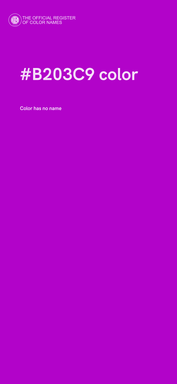 #B203C9 color image