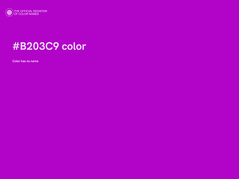 #B203C9 color image