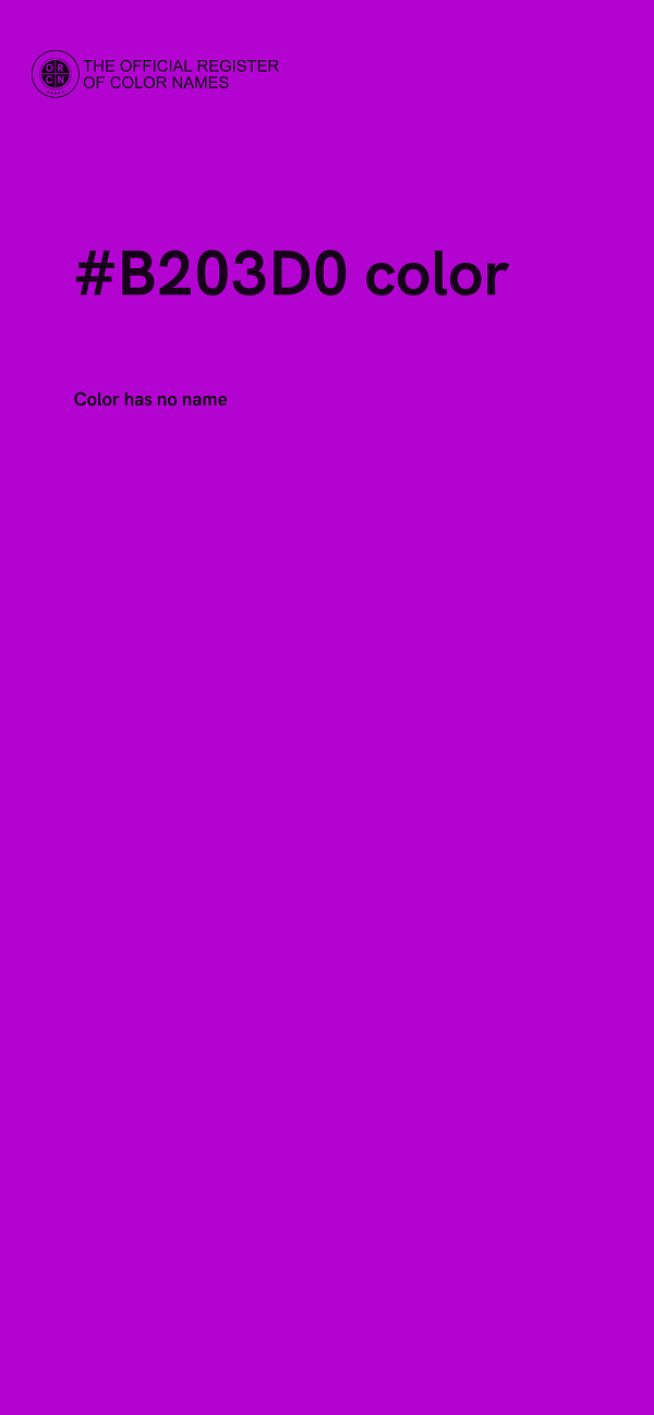 #B203D0 color image