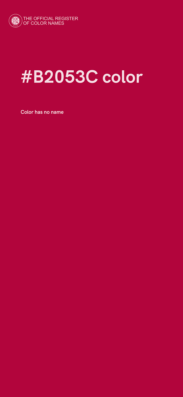 #B2053C color image