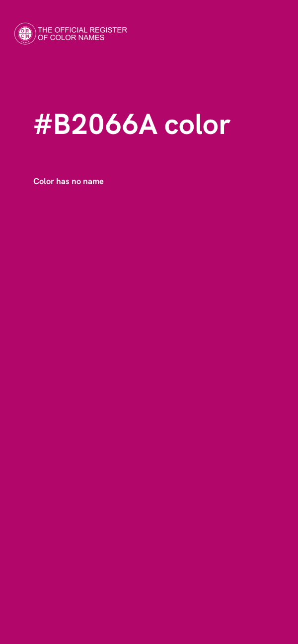 #B2066A color image