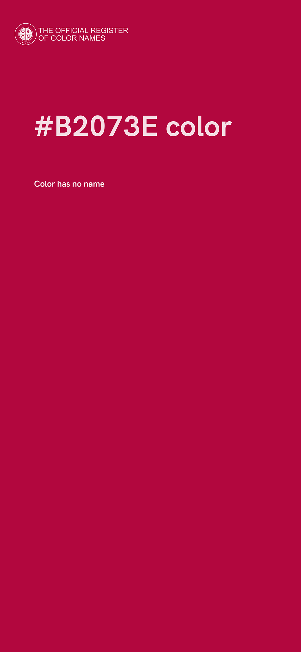 #B2073E color image