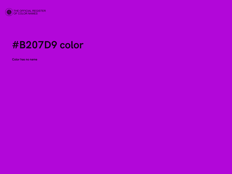 #B207D9 color image