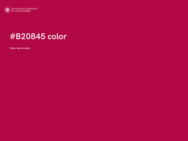 #B20845 color image