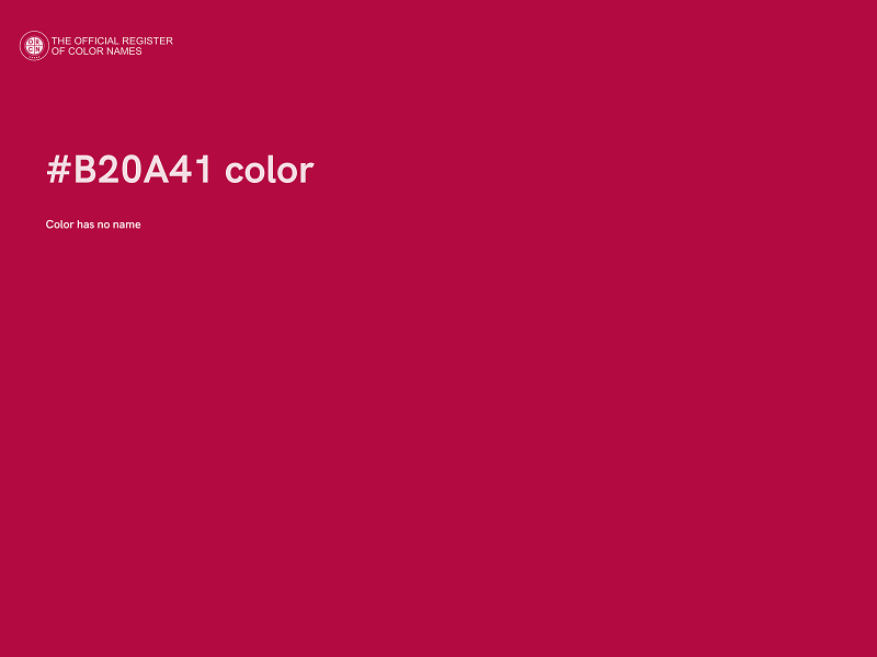 #B20A41 color image