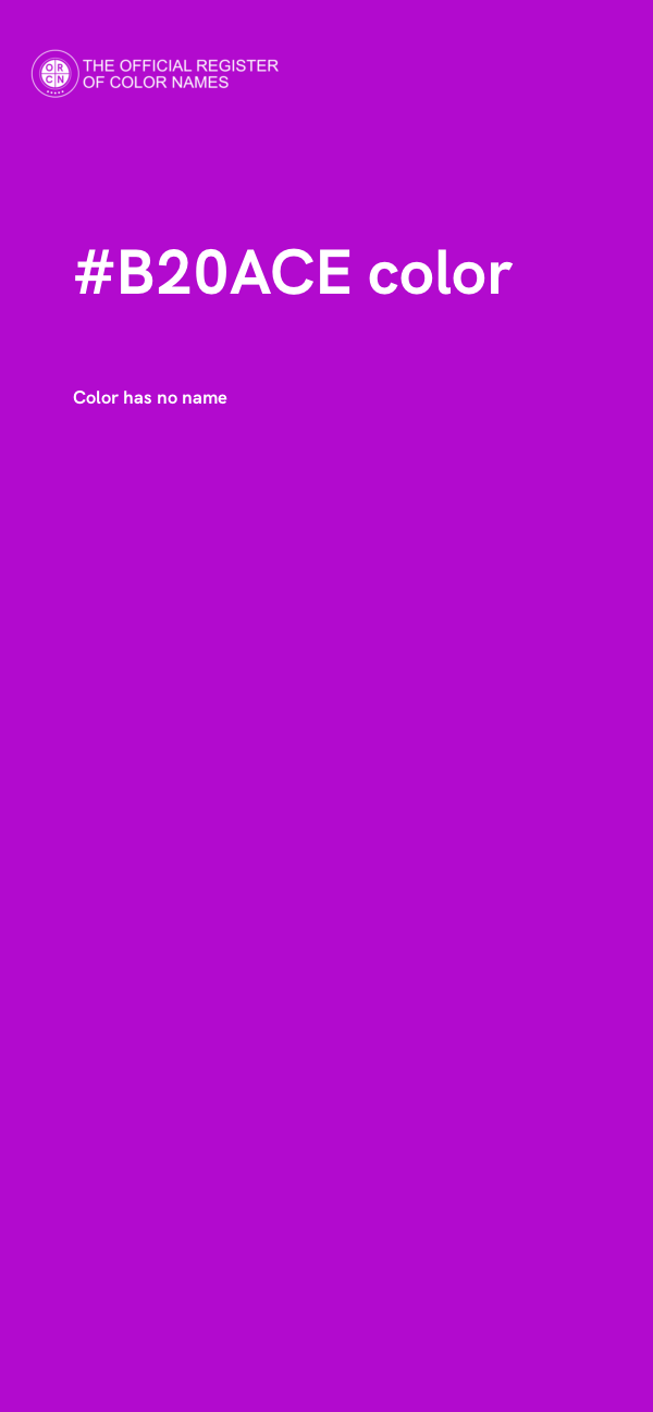 #B20ACE color image
