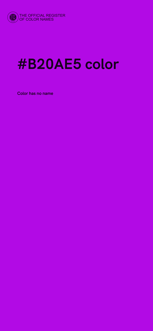 #B20AE5 color image