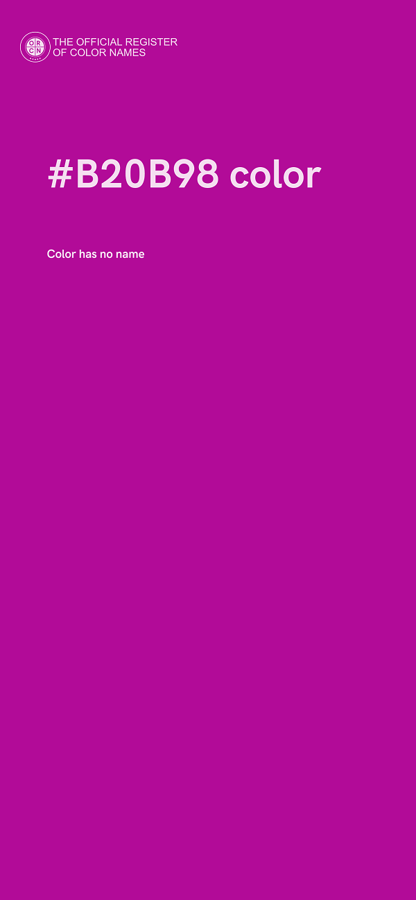 #B20B98 color image