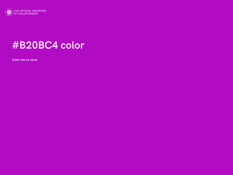 #B20BC4 color image