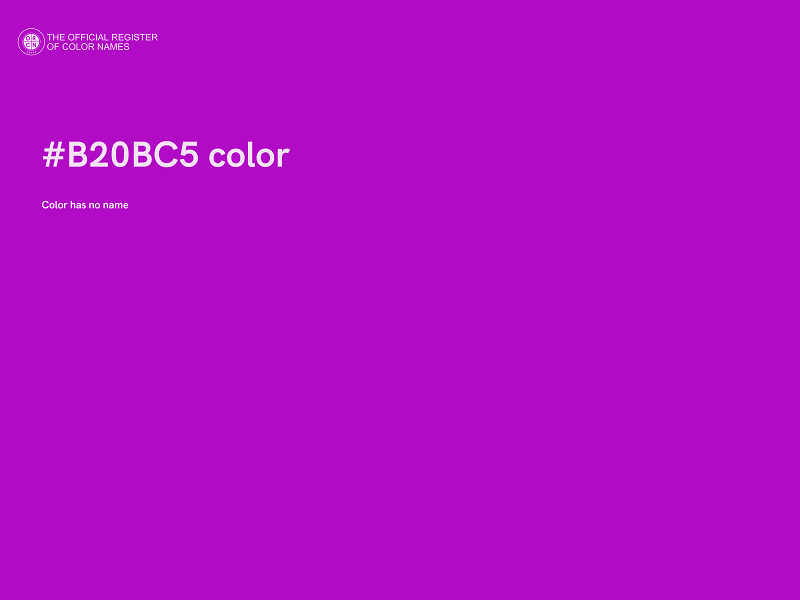 #B20BC5 color image