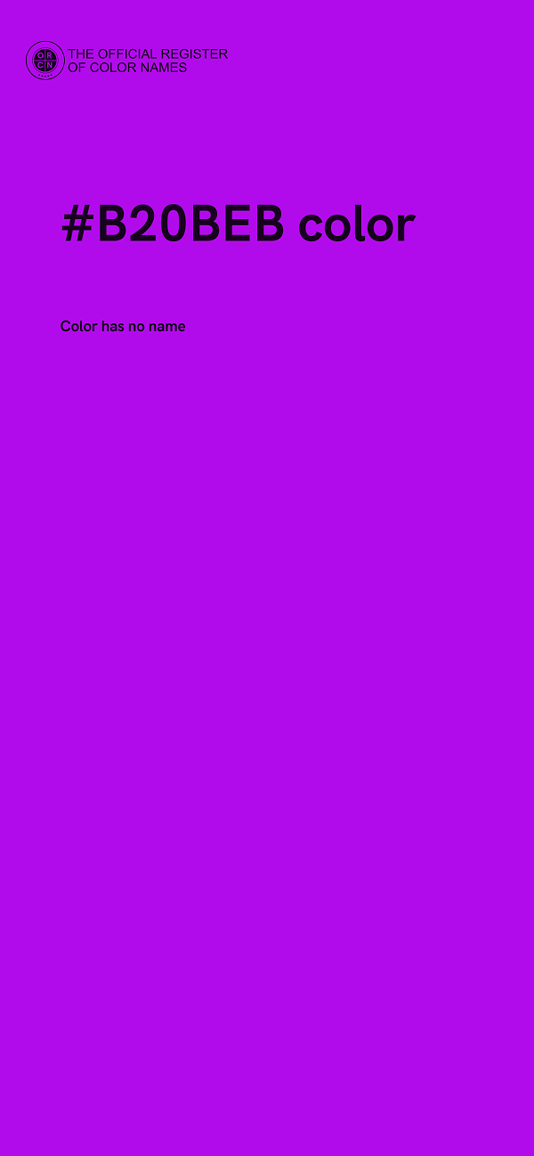 #B20BEB color image
