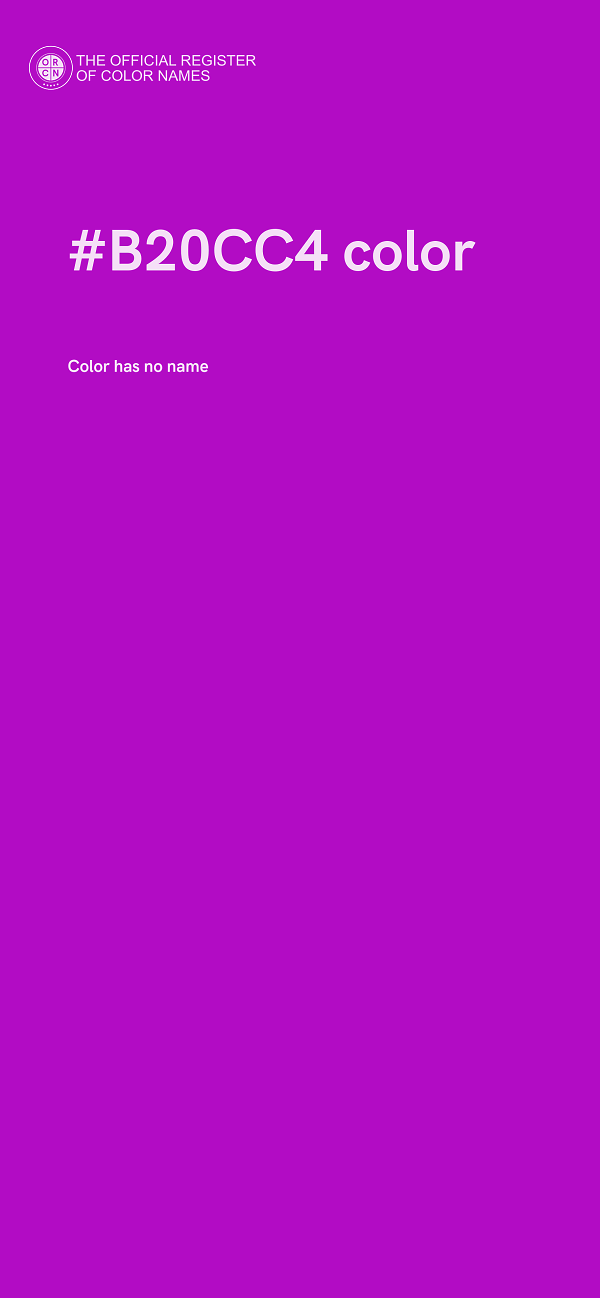 #B20CC4 color image