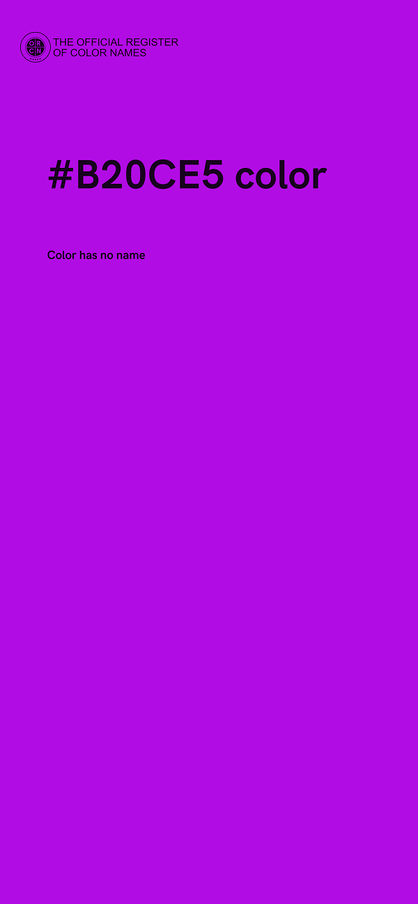 #B20CE5 color image