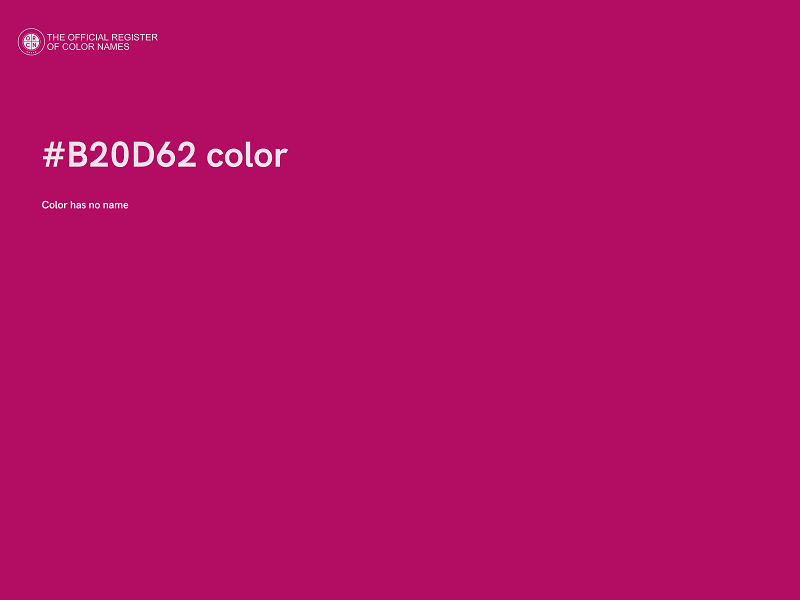 #B20D62 color image