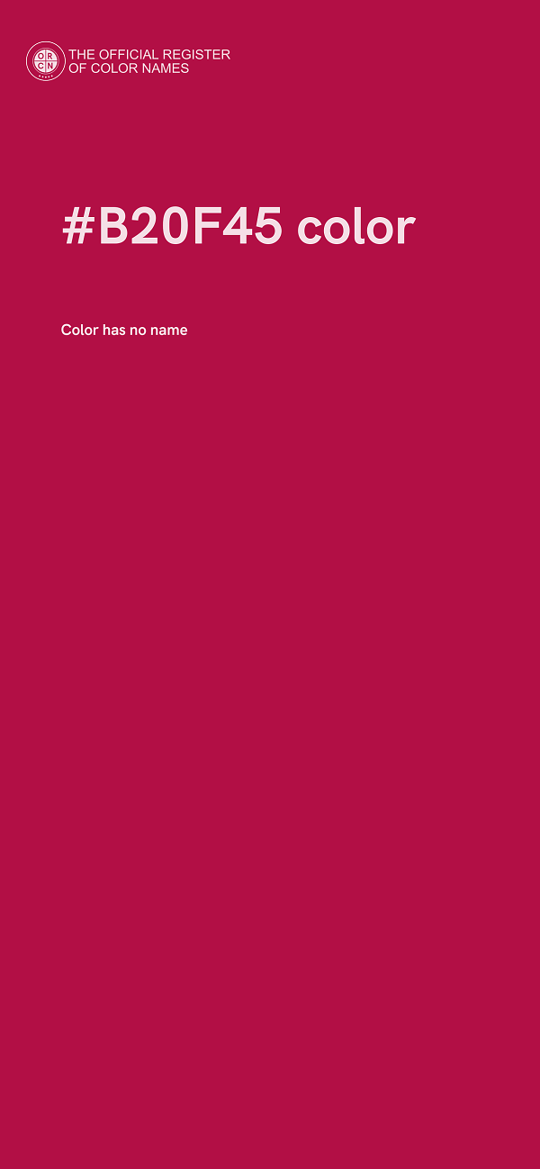 #B20F45 color image