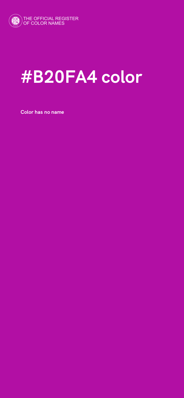 #B20FA4 color image