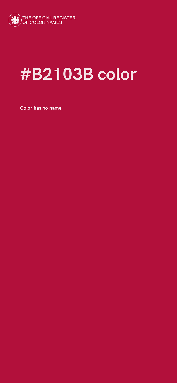 #B2103B color image