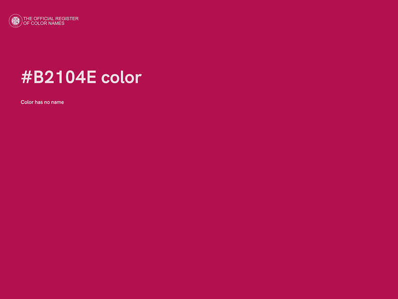 #B2104E color image
