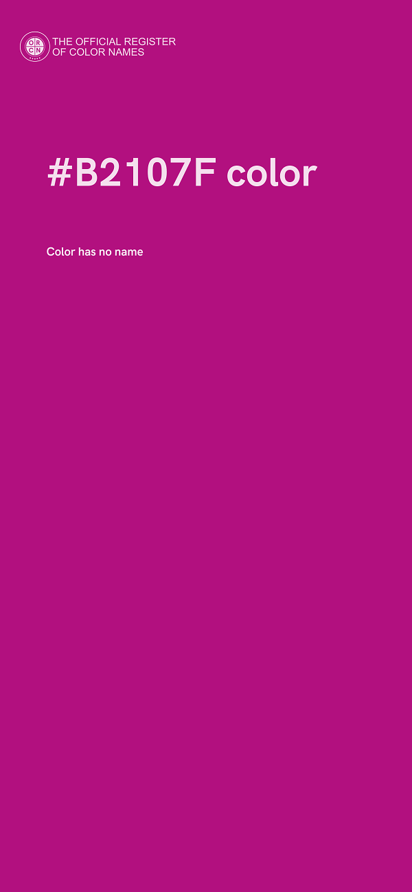 #B2107F color image