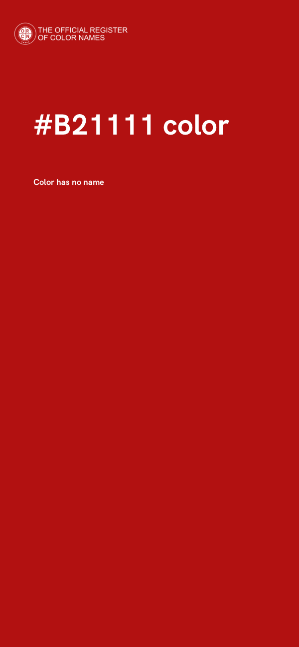 #B21111 color image