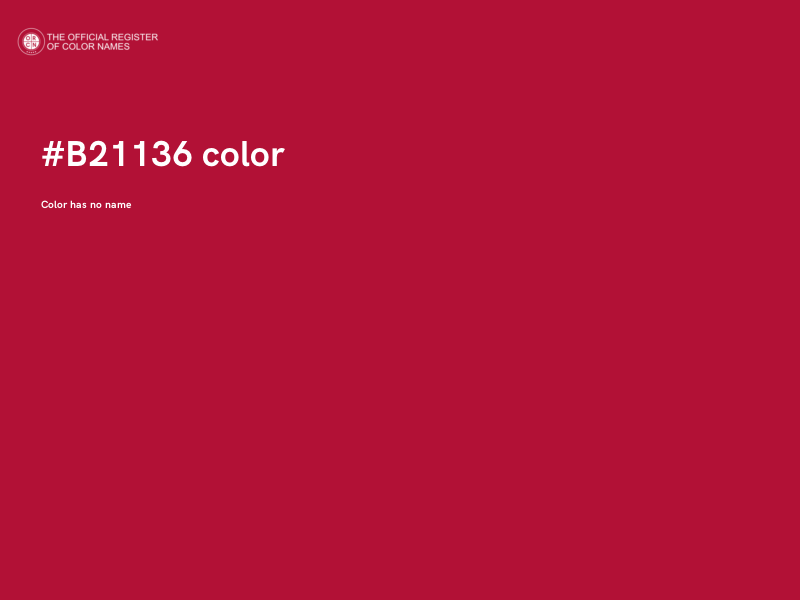 #B21136 color image