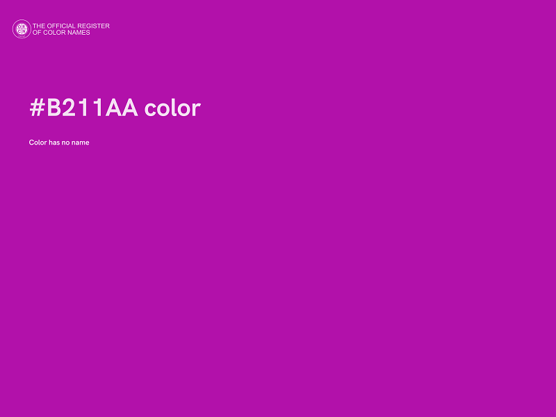 #B211AA color image