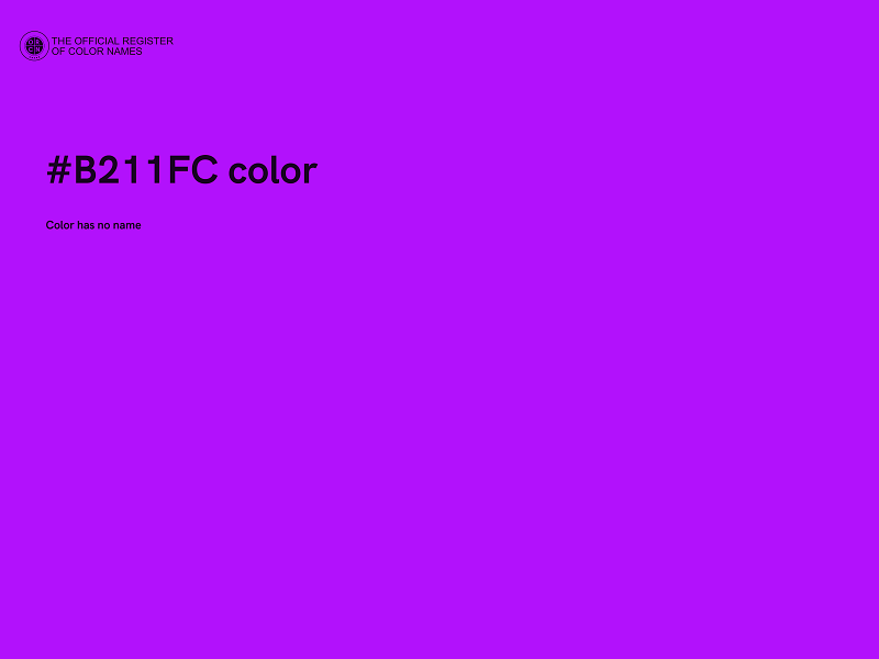 #B211FC color image