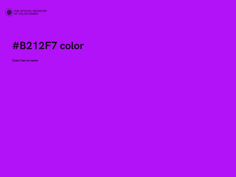 #B212F7 color image