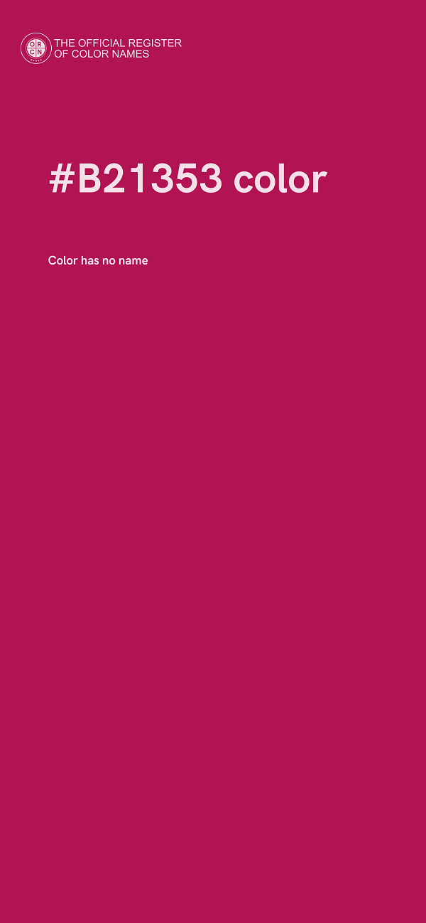 #B21353 color image