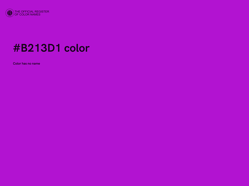 #B213D1 color image