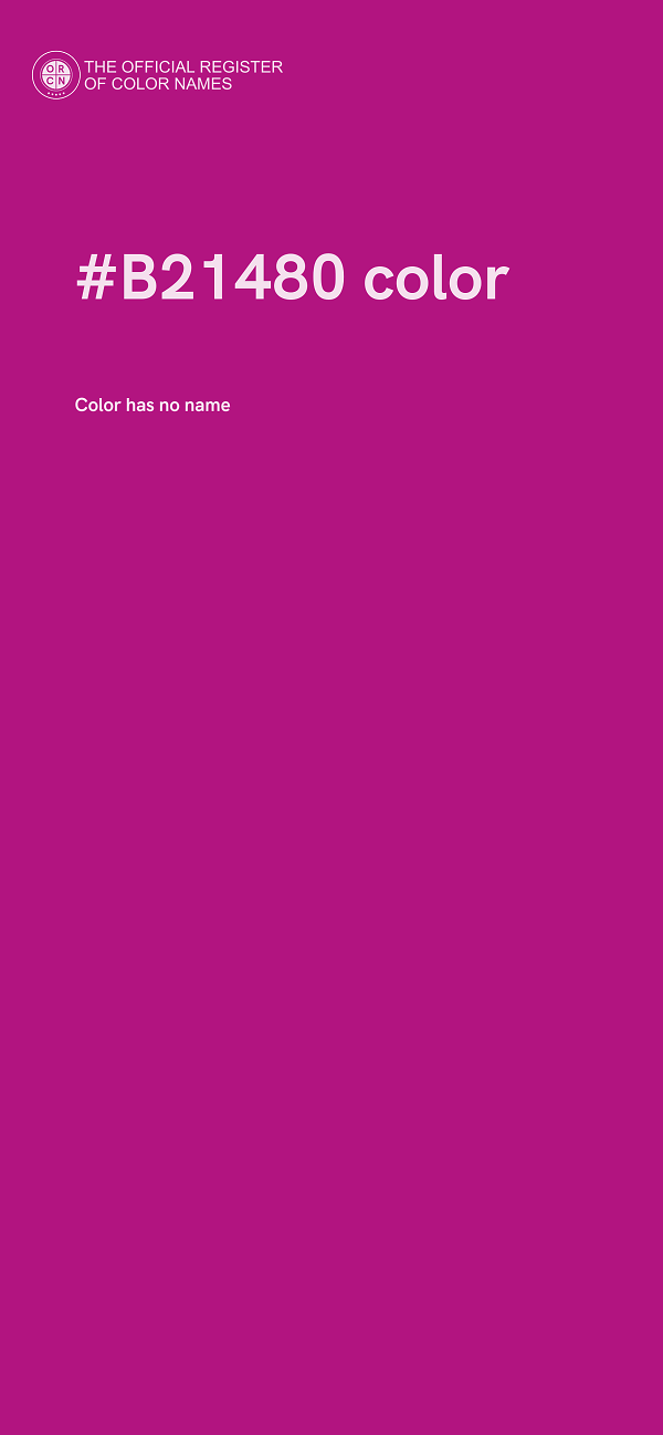#B21480 color image