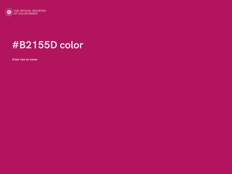 #B2155D color image