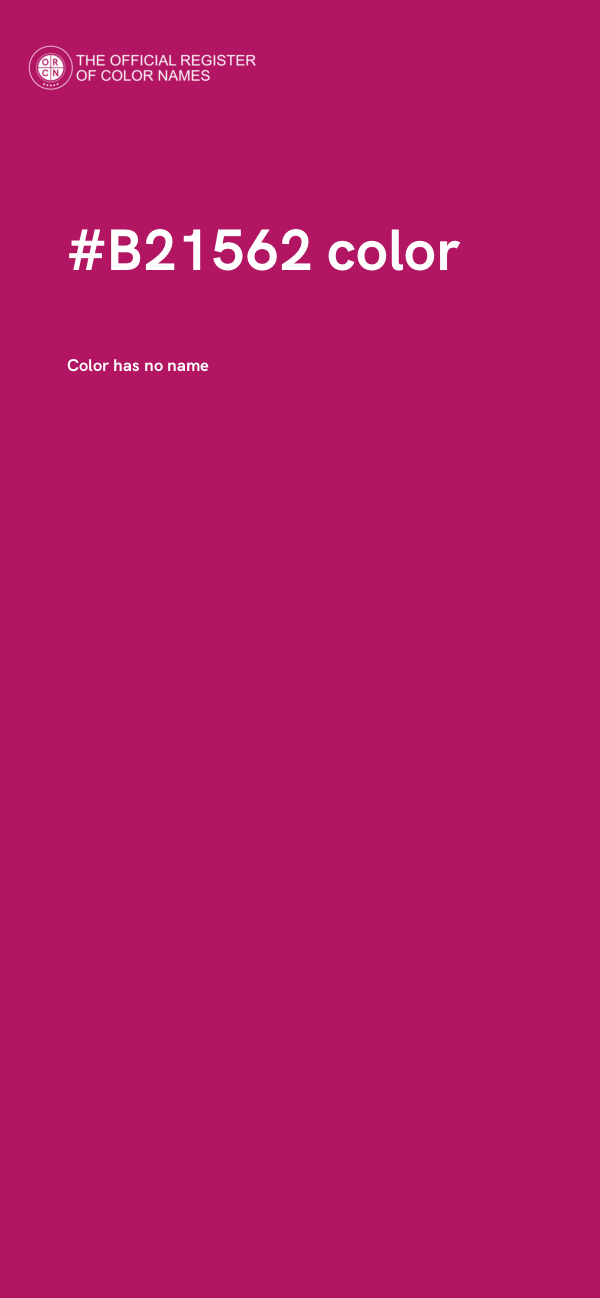 #B21562 color image
