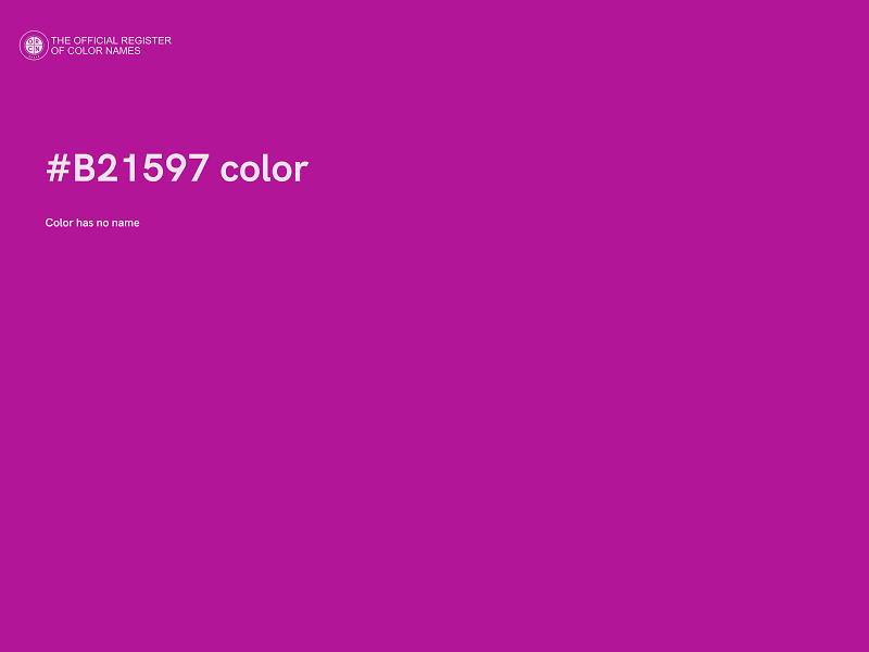 #B21597 color image